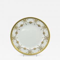  Tiffany Co Set of English Victorian Tiffany Porcelain Dinner Plates - 4732978