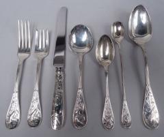  Tiffany Co Set of Tiffany Audubon Sterling Silver with 74 Pieces for 12 - 3774240