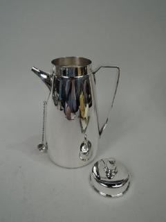  Tiffany Co Super Snazzy Tiffany American Art Deco Sterling Silver Cocktail Shaker - 3761882