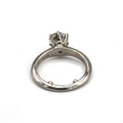  Tiffany Co TIFFANY CO 1 09 CARAT ROUND DIAMOND D SI1 GIA RING - 1797251