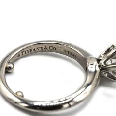  Tiffany Co TIFFANY CO 1 09 CARAT ROUND DIAMOND D SI1 GIA RING - 1797285