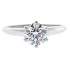  Tiffany Co TIFFANY CO 1 34 CARAT DIAMOND KNIFE EDGE ENGAGEMENT RING AND WEDDING BAND - 3451889