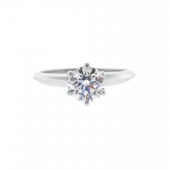  Tiffany Co TIFFANY CO 1 34 CARAT DIAMOND KNIFE EDGE ENGAGEMENT RING AND WEDDING BAND - 3453116