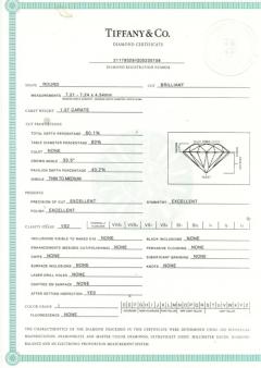  Tiffany Co TIFFANY CO 1 37 CARAT DIAMOND KNIFE EDGE ENGAGEMENT RING - 3183104