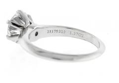  Tiffany Co TIFFANY CO 1 37 CARAT DIAMOND KNIFE EDGE ENGAGEMENT RING - 3183112