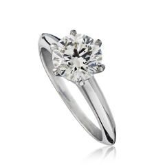  Tiffany Co TIFFANY CO 1 46 CARAT ROUND DIAMOND F VS1 GIA RING - 1797264