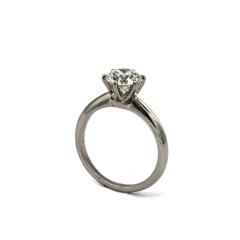  Tiffany Co TIFFANY CO 1 46 CARAT ROUND DIAMOND F VS1 GIA RING - 1797265