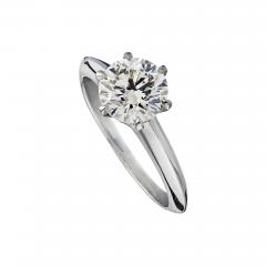  Tiffany Co TIFFANY CO 1 46 CARAT ROUND DIAMOND F VS1 GIA RING - 1798622