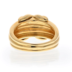  Tiffany Co TIFFANY CO 18K YELLOW GOLD 1990 SIGNATURE X RING - 2744477