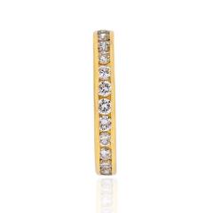  Tiffany Co TIFFANY CO 18K YELLOW GOLD 3MM DIAMOND 0 59CTS ETERNITY BAND - 1840466