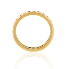  Tiffany Co TIFFANY CO 18K YELLOW GOLD 3MM DIAMOND 0 59CTS ETERNITY BAND - 1840467