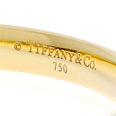  Tiffany Co TIFFANY CO 18K YELLOW GOLD SOFT SQUARE SLIP ON BANGLE BRACELET - 2858234