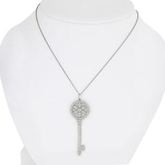  Tiffany Co TIFFANY CO DAISY PLATINUM DIAMOND KEY PENDANT - 1755569