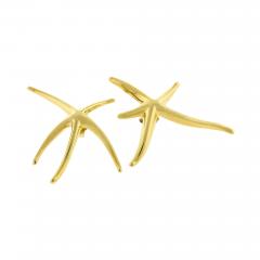  Tiffany Co TIFFANY CO ELSA PERETTI LARGE STARFISH YELLOW GOLD EARRINGS - 3402039