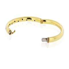  Tiffany Co TIFFANY CO ETOILE 18K YELLOW GOLD 0 40 CARAT DIAMOND BANGLE BRACELET - 1809497