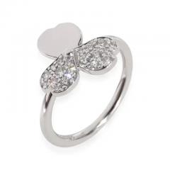  Tiffany Co TIFFANY CO PAPER FLOWER DIAMOND PLATINUM RING - 3227297