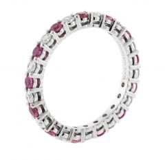 Tiffany Co TIFFANY CO PINK SAPPHIRE AND DIAMOND EMBRACE BAND RING - 2622533