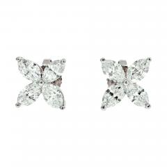  Tiffany Co TIFFANY CO PLATINUM 1 62CTS VICTORIA LARGE MODEL STUD EARRINGS - 2294898