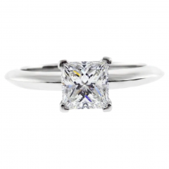  Tiffany Co TIFFANY CO PRINCESS CUT DIAMOND 90 CARAT SOLITAIRE - 2623222