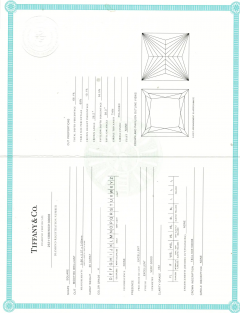  Tiffany Co TIFFANY CO PRINCESS CUT DIAMOND 90 CARAT SOLITAIRE - 2623226