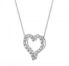  Tiffany Co TIFFANY CO S DIAMOND HEART PENDANT - 3114371