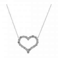  Tiffany Co TIFFANY CO S DIAMOND HEART PENDANT - 3116982