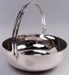  Tiffany Co Tiffany 1980s Big Bold Sterling Silver Basket - 3984422