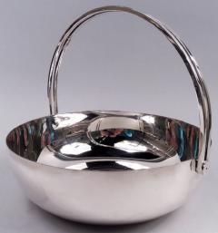  Tiffany Co Tiffany 1980s Big Bold Sterling Silver Basket - 3984423