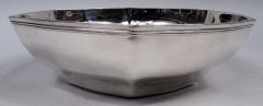  Tiffany Co Tiffany American Art Deco Hexagonal Sterling Silver Bowl - 3791168