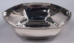  Tiffany Co Tiffany American Art Deco Hexagonal Sterling Silver Bowl - 3791171