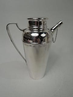  Tiffany Co Tiffany American Art Deco Sterling Silver Cocktail Shaker C 1925 - 3757851