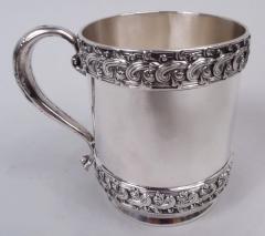  Tiffany Co Tiffany American Edwardian Classical Sterling Silver Baby Cup - 3773987