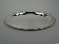  Tiffany Co Tiffany American Large and Modern Sterling Silver Oval Serving Tray - 3757795