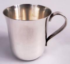  Tiffany Co Tiffany American Midcentury Modern Sterling Silver Baby Cup - 4206173