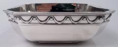  Tiffany Co Tiffany American Modern Classical Sterling Silver Square Bowl - 3986479