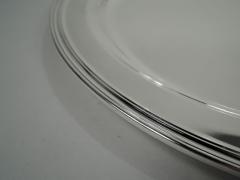  Tiffany Co Tiffany American Modern Deep Heavy Sterling Silver Tray - 3761888