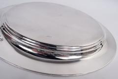  Tiffany Co Tiffany American Modern Sterling Silver 10 Inch Round Serving Tray - 4537224