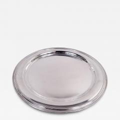  Tiffany Co Tiffany American Modern Sterling Silver 10 Inch Round Serving Tray - 4538808