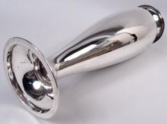  Tiffany Co Tiffany American Modern Sterling Silver 16 Inch Vase - 4190265