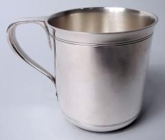  Tiffany Co Tiffany American Modern Sterling Silver Baby Cup - 4542807