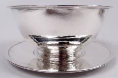  Tiffany Co Tiffany Art Deco Craftsman Hand Hammered Sterling Silver Dessert Set - 4206275