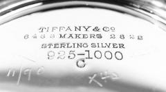  Tiffany Co Tiffany Art Nouveau Sterling Silver 3 Piece Turkish Coffee Set on Tray - 4097462