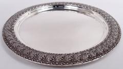  Tiffany Co Tiffany Art Nouveau Sterling Silver 3 Piece Turkish Coffee Set on Tray - 4097471