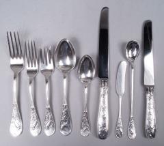  Tiffany Co Tiffany Audubon Sterling Silver Dinner Set with 79 Pieces - 3774914