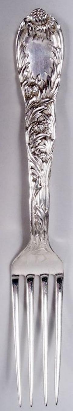 Tiffany Co Tiffany Chrysanthemum Sterling Silver Dinner Set for 12 with 96 pieces - 4337541