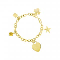  Tiffany Co Tiffany Co 18K Yellow Gold Charm Bracelet - 4267291