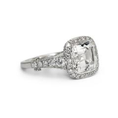  Tiffany Co Tiffany Co 3 18ct D IF Cushion Cut Diamond Ring 6 9gr - 4525965