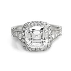  Tiffany Co Tiffany Co 3 18ct D IF Cushion Cut Diamond Ring 6 9gr - 4527321