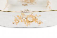  Tiffany Co Tiffany Co American Mid Century White Ceramic Picnic Tray with Handles - 4674917
