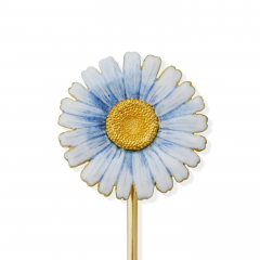  Tiffany Co Tiffany Co Antique Enamel Daisy Stick Pin - 3967956